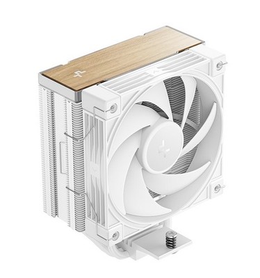 DeepCool AK400 G2 WH Wood Grain Top Cover CPU Cooler, 4 Heat Pipes, 4-pin PWM