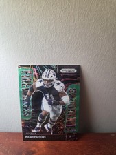 2025 Panini Prizm Fireworks GREEN Parallel Micah Parsons Dallas Cowboys #18