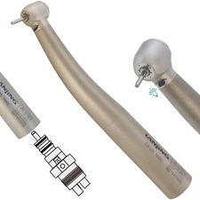 Dental Fiber Optic Titanium High Speed Handpiece LED for Bien Air Unifix Coupler