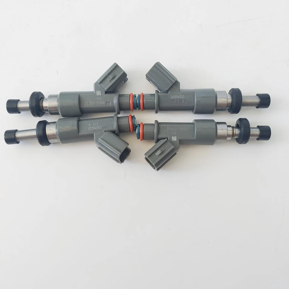 4PCS NEW DENSO 23250-75100 Fuel Injectors For 2005-16 Toyota Tacoma 2.7L I4 - Image 4 of 4