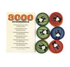 3000 Scoundrels Board Game 12 Premium Henchmen Promo Tokens.