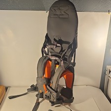 MINIMEIS Baby Backpack Carrier FOLD Gray Orange Size Adjustable
