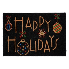 New Best Calloway Mills 102362436 Happy Holidays Doormat Free Shipping