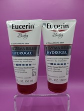 2 Pack Eucerin Baby Eczema Relief Hydrogel Soothes Dry Itchy Skin 5oz Exp 07/26