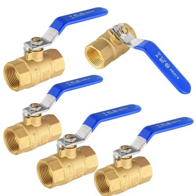 Guofis 1/2 Heavy Duty Full Port Brass Ball Valve600 Wog Fnpt Fip Threaded Valve
