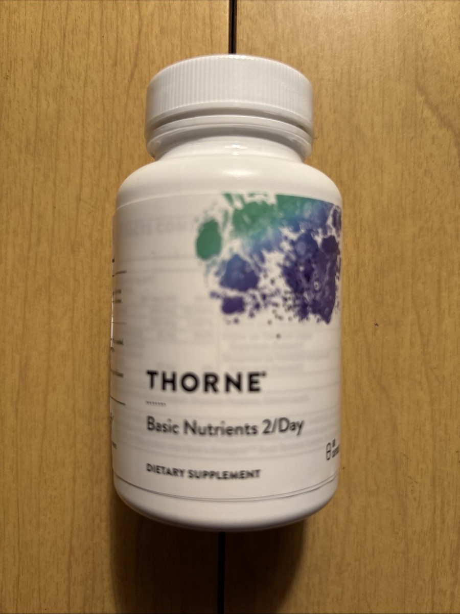 Thorne Research Basic Nutrients 2/Day 60 capsules 04/27 Multivitamin Sealed  693749006848| eBay