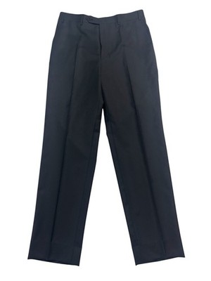 Canali 1934 Italy 34x34 Black Dress Suit Pants Trousers Flat Front Straight