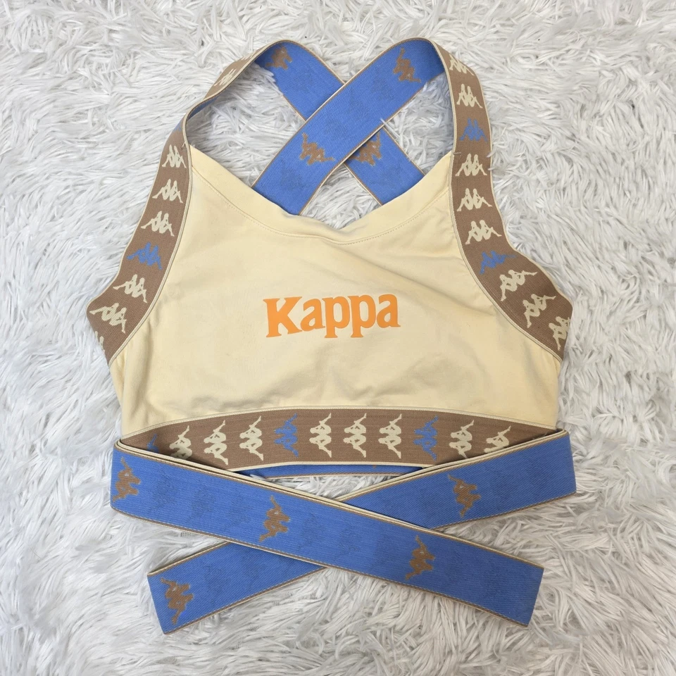 Sujetador Top Kappa Beige 222 Banda Ivohibe Talla M Foto 3 de 4
