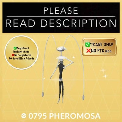 Shiny Pheromosa (Instant registered or 30 days Ultra Friends) - Pokémon Go