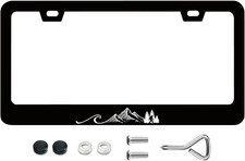 Cool License Plate Frames Ocean Wave Mountains Beach License Plate Frame Cool License Plate Frames Ocean Wave Mountains Beach License Plate Frame