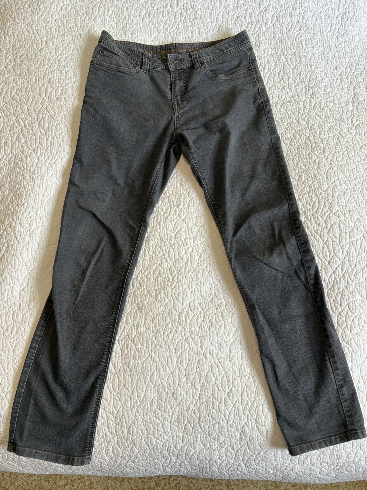 's 32x32 Gray Slim Fit 5 Pocket Pants Outdoor Hiking Euc