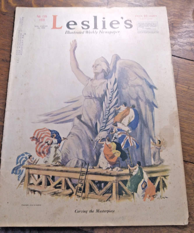 Leslie's Illustrated Weekly Newspaper  - February 15, 1919