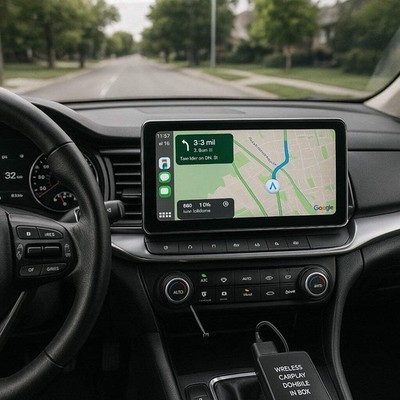 Wireless CarPlay Android Auto Dongle AI Box