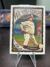 2025 Topps Allen & Ginter Wicked Curves Insert WC-25 CC Sabathia