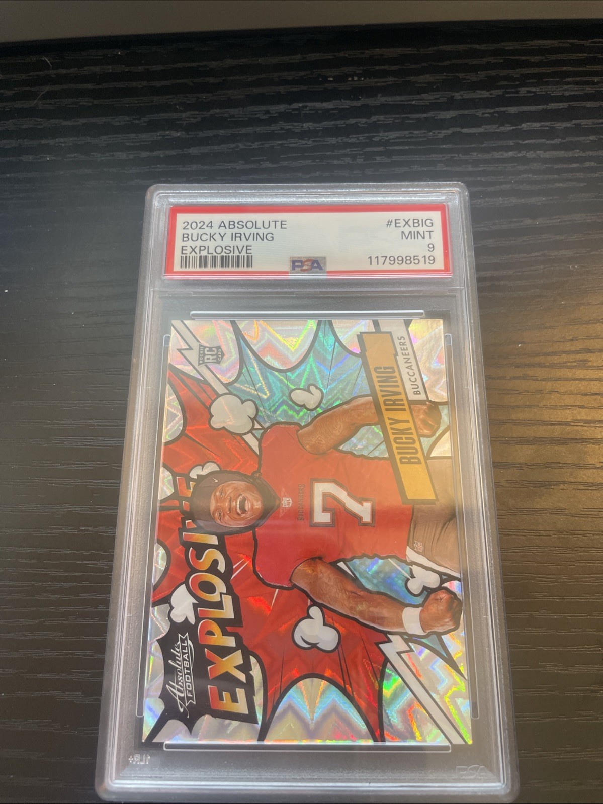 2024 Panini Absolute - Explosive Bucky Irving #EX-BIG (RC) PSA 9