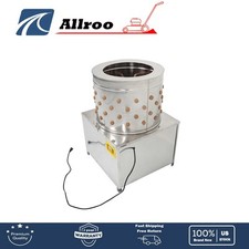 110V 60HZ 1500W Poultry De-Feather Stainless Steel Drum Chicken Plucker Machine