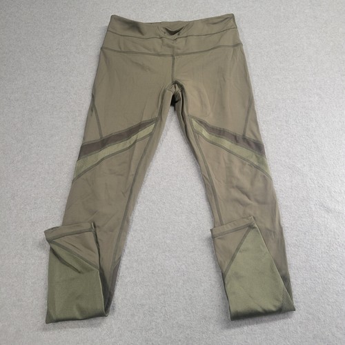 FP Movement Free People Mesh Paneled Ribbed Leggings Olive Green XS High Rise - 第 1/10 張圖片