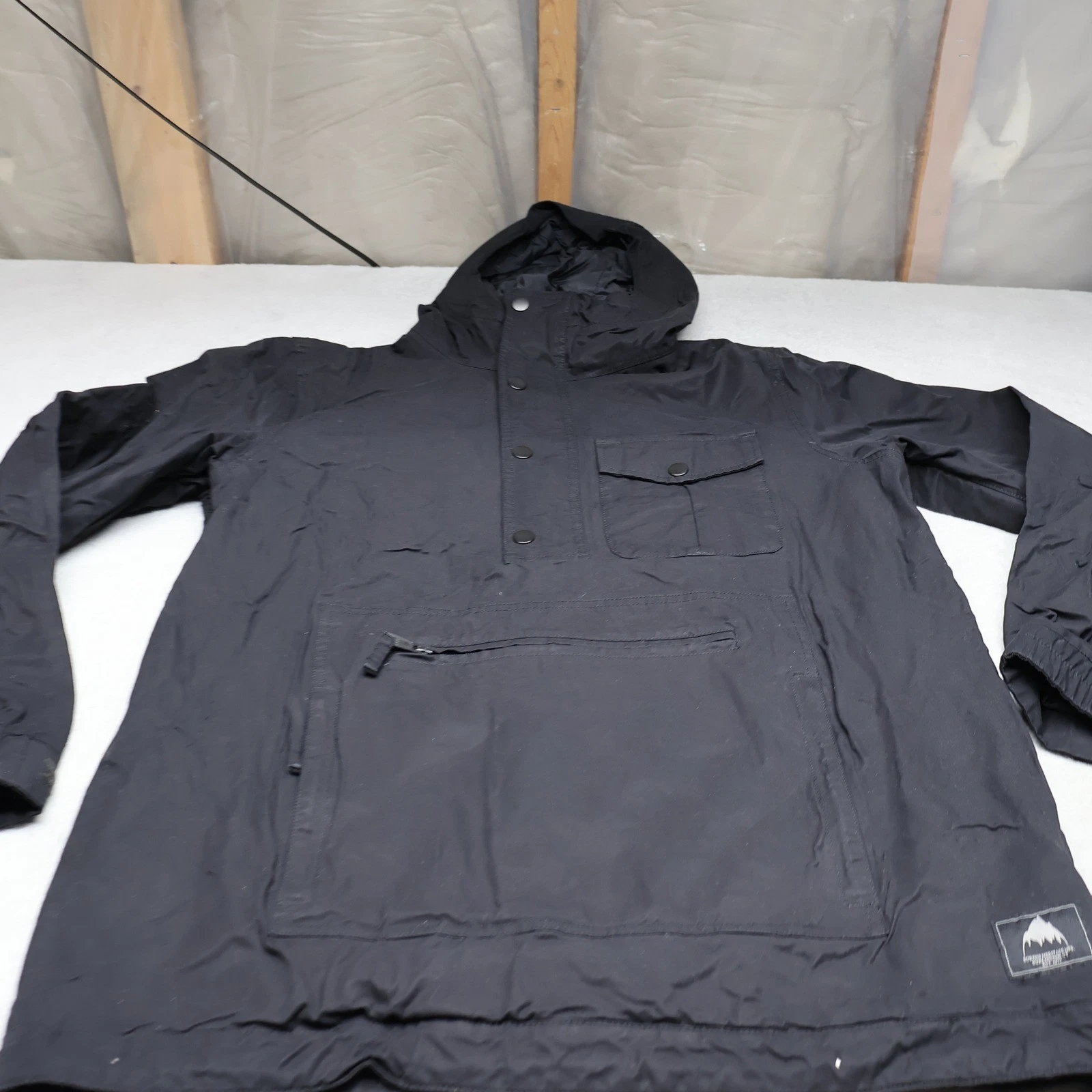 Burton Heritage Jacket Mens Large Black Pullover Ski Snow Side Zip 2L Anorak
Opens in a new window o