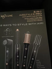 ion LUXE 8-in-1 Airstyler Pro Hair Dryer and Styler Women’s Blow dryer Gift Xmas
