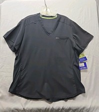 Landau Forward Women's 3-Pocket V-Neck Scrub Top - LT100 Size XL NWT