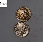 1936+1936-S Buffalo Nickel Set/Lot ~ Almost Uncirculated AU ~ 2 Coins ~ ZBL40
