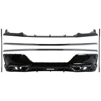Aero Bodykit FüR BMW 7Er G70 M-Tech 2022+ Black Knight Design Diffusorl Endrohre