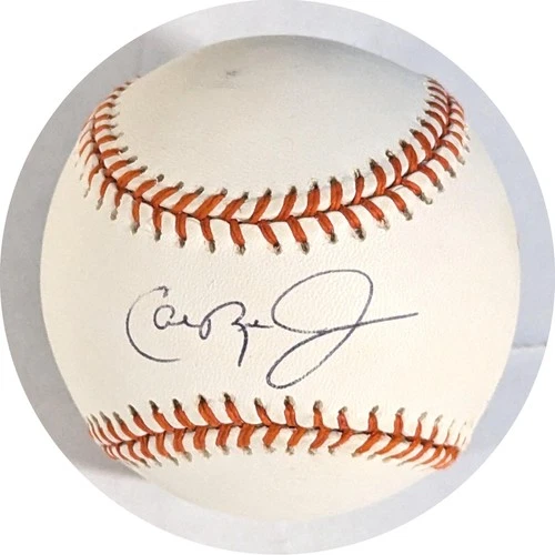 Cal Ripken Jr Autographed AL Budig "Consecutive Games" Baseball JSA CK18212