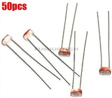 50Pcs Photoresistor 5516 Photo Light Sensitive Resistor GL5516 Ic New rk
