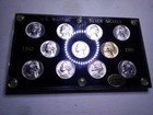 1942-1945 WWII "GEM" UNCIRCULATED JEFFERSON WARTIME 35% SILVER NICKEL COIN SET.! — photo 2