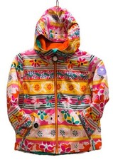 Obermeyer Girl's Ashor Winter Snow Ski Jacket Daisy Dreams Size 6 NEW