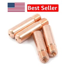 4-Pack .030 Contact Tips for MIG Welding - Lightweight and Precision Machined