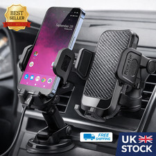 Car Phone Holder Universal Mount Mobile iPhone Windscreen Dashboard or Air Vent