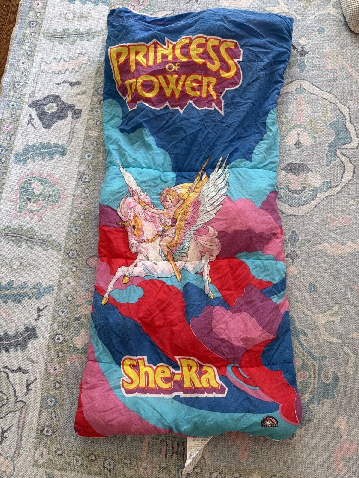 Sleeping bag Vintage 1985 She-Ra Princess of Power Mattel Pro Slumber