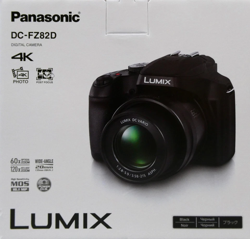 Panasonic Lumix DC-FZ82D 4K 18.1MP Digital Camera - Light Use - Boxed — 第 2/4 张图片