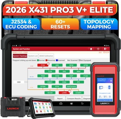 LAUNCH X431 PRO3S+ Elite PRO 5 PAD 7 KFZ OBD2 Diagnosegerät J2534 ECU Programm