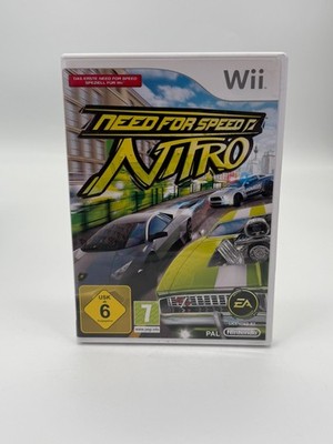 Need For Speed Nitro Nintendo Wii guter Zustand CIB OVP