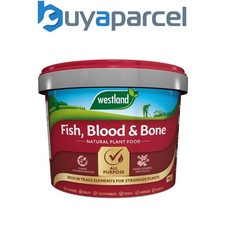 Westland Fish Blood & Bone All Purpose Natural Plant Food 8kg Tub Stronger Plant