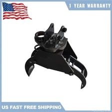 AGT Hydraulic Rotating Log Grapple Attachment for  Mini Excavators | 12EX-XZZMQ