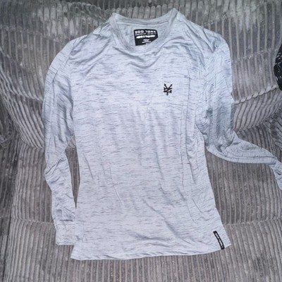 Zoo York Men's Gray Heather Long Sleeve Crew Neck Activewear T-Shirt M