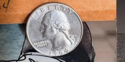 1964-D Washington Quarter ~Fresh From Bank  Roll ~ 90% Silver~BU