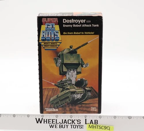 Destroyer 100% Complete W/ Box Super Gobots 1985 Tonka Action Figure NEW MIB
