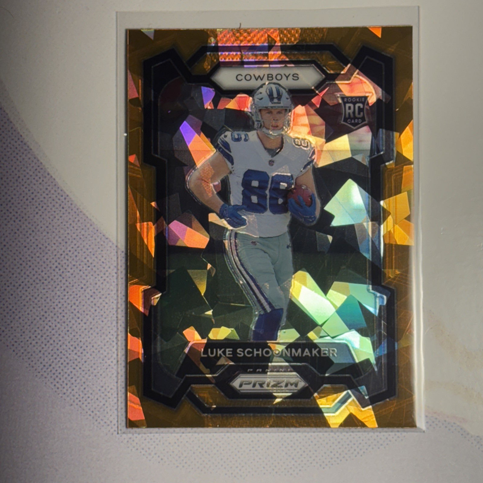 2023 Panini Prizm - Rookies Luke Schoonmaker #325 Orange Ice Prizm (RC)