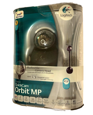 Logitech QuickCam Orbit MP Webcam Motorized w/ Earphones 961422-0403 New