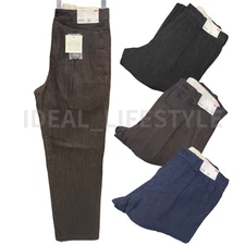 UNIQLO :C Pleated Straight Pants Denim 70-91 Straight Loose Men 479821 NWT