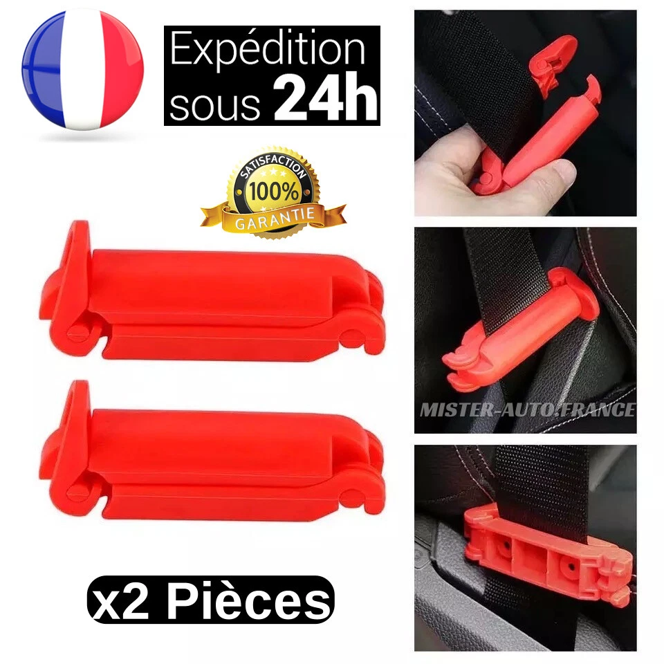 Clip de Sangle Enfant Auto 2 Pièces Clip Ceinture Siege Auto Pince