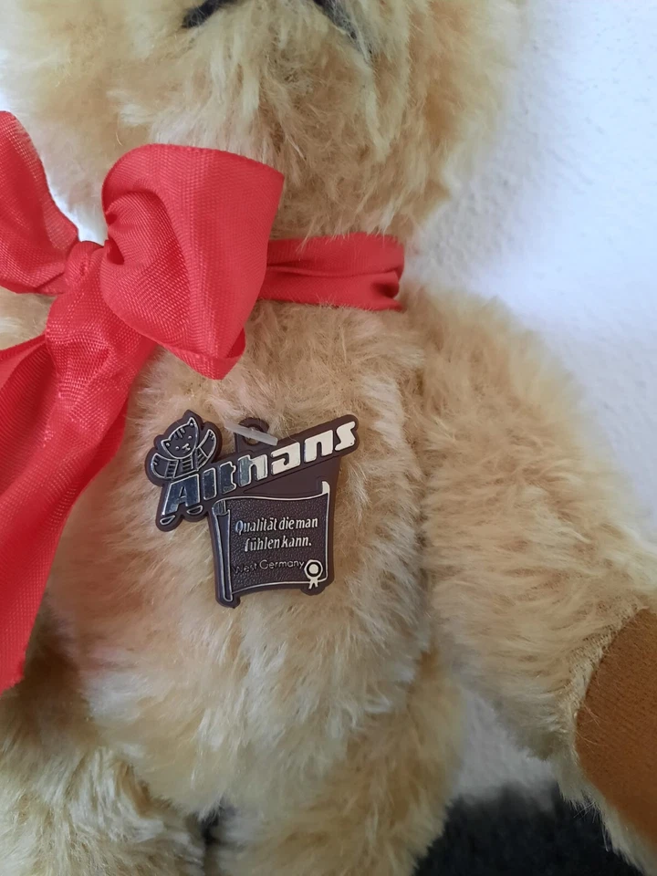 SAMMLER Althans Teddy Bär Limitiert Nr. 1352 von 1500 bewegliche Glieder - Bild 3 von 4