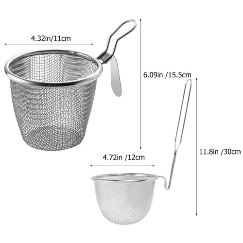 3 achats Sets Filet De Cuisine Nouilles Passoire Alimentaire À Mailles Fines