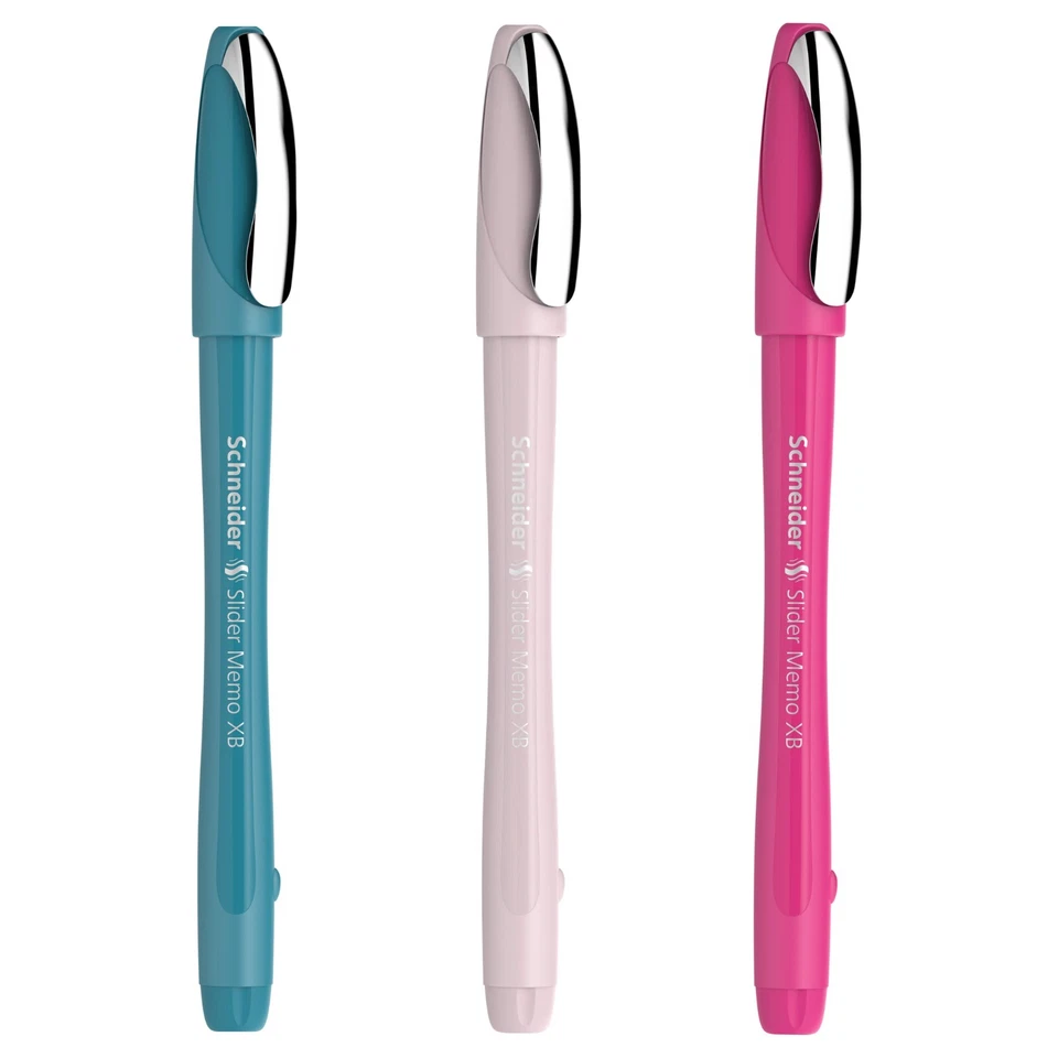 SCHNEIDER Kugelschreiber Slider Memo XB 1,0mm [Farbe wählbar] Schreibfarbe: blau