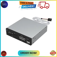 74-In-1 3.5-Inch Internal Flash Media Card Reader/Writer with USB Port [NEW]