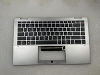FüR Hp Elitebook X360 1040 G7 M16933-BD1 Ukrainische Handauflage Tastatur Top